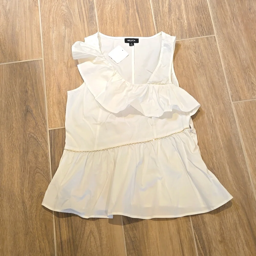 Wildfox Ruffle Shirt - Picture 1 of 7